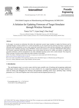 A Solution for Updating Firmware of Target Simulator Through Wireless Network