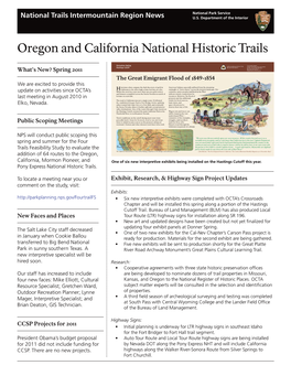 Oregon and California National Historic Trails