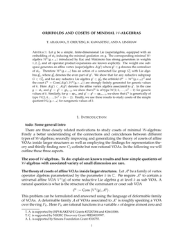 Orbifolds and Cosets of Minimal W-Algebras