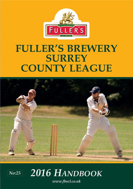 Fuller's Brewery Surrey County League