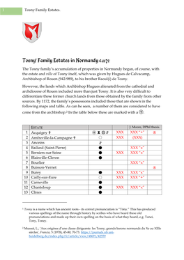 Tosny Family Estates