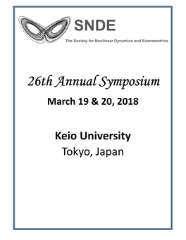 SNDE 26Th Annual Symposium