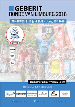 Ronde Van LIMBURG 2018 TONGEREN I 10 Juni 2018 - June, 10Th 2018