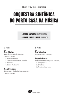 Orquestra Sinfónica Do Porto Casa Da Música