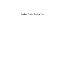 Reading People, Reading Plots