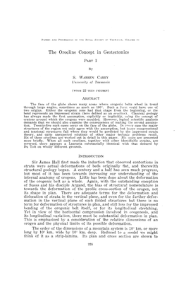 The Orocline Concept in Geotectonics