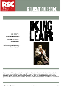 RSC King Lear