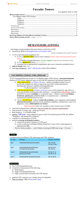 Onc24. Vascular Tumors.Pdf