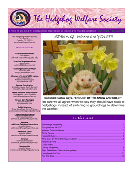 HWS Newsletter Volume 40