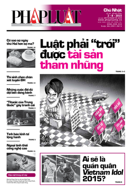 Ai Sẽ Là Quán Quân Vietnam Idol 2015?