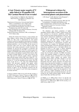 A Late Triassic Major Negative Δ13c Spike Linked to Wrangellia LIP: The