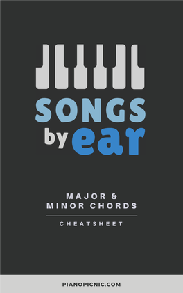 SBE Major Chords Cheatsheet