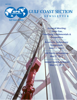 GULF COAST SECTION NEWSLETTER Gulf Coast Section