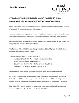 Media Release