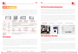 5G Module 5G Live Broadcasting Box Live Broadcasting Allows Users to Get Closer to Reality and the Scene