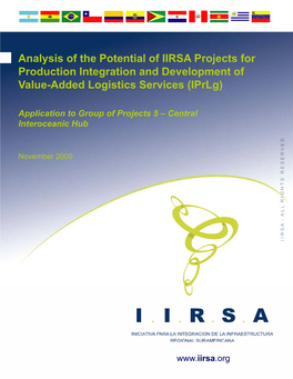 Analysis of the Potential of IIRSA Projects for Production Integration and Development of Value-Added Logistics Services (Iprlg)