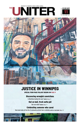 Justice in Winnipeg Special Four-Page Pullout Begins on Page 9