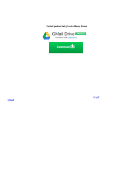 Hewlett Packard Msl G3 Series Library Drivers
