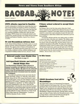 BAOBAB Volume 5 Number 1 February/March 1996