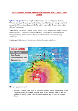Cyclone ‘Bulbul’