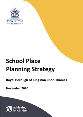 School Place Planning Strategy