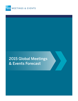 2015 Meetings & Events Forecast
