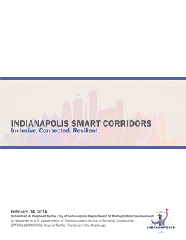 INDIANAPOLIS SMART CORRIDORS Inclusive, Connected, Resilient