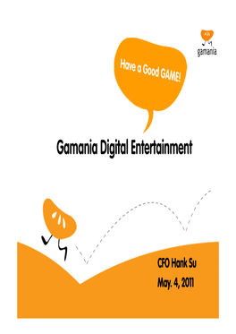 Gamania Digital Entertainment