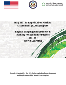 Iraq ELITES Rapid Labor Market Assessment (RLMA) Report