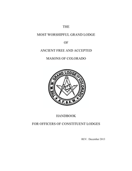 The Most Worshipful Grand Lodge of Ancient Free And