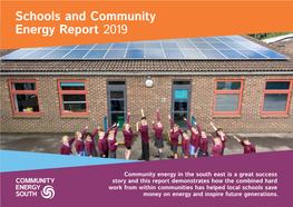 Community Energy Schools Report