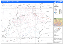 Samangan Province - Reference Map