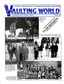 Official Publication of the American Vaulting Association U/Adi