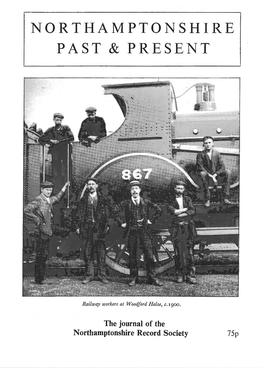 Northamptonshire Past & Present: Volume 6, No 6, 1982-83