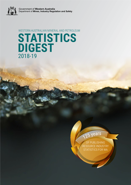 Western Australian Mineral and Petroleum Statistics Digest 2018-19