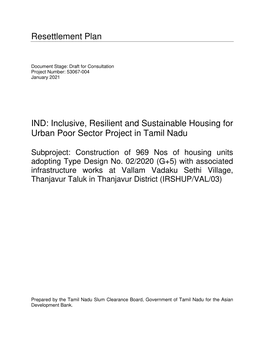 53067-004: Inclusive, Resilient, and Sustainable Housing for Urban