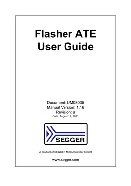 Flasher ATE User Guide