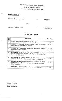 TSPCB Report Dated 15.09.2020 (Searchable) in OA 426-2018