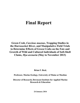 Final Report