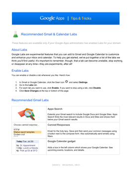 Recommended Email Labs