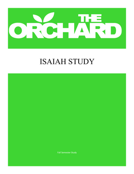 Isaiah Study