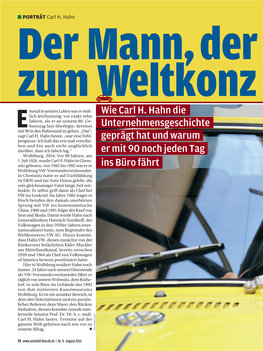 Der Mann, Der Volkswagen Zum Welt Kon Z Ern Machte