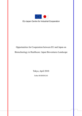 Opportunities for Cooperation Between EU and Japan On