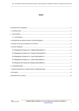 Epia - Actuaciones Forestales En Montes De Seares Y Otros (Castropol, Taramundi, Vegadeo Y Villanueva De Oscos), 2020