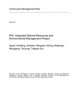 Integrated Natural Resources and Environmental Management Project