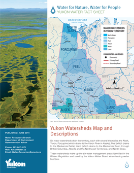 Yukon Watersheds Map and Descriptions