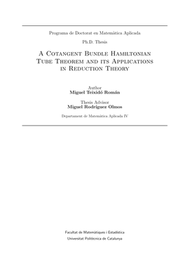A Cotangent Bundle Hamiltonian Tube Theorem and Its Applications in Reduction Theory