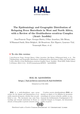 The Epidemiology and Geographic Distribution