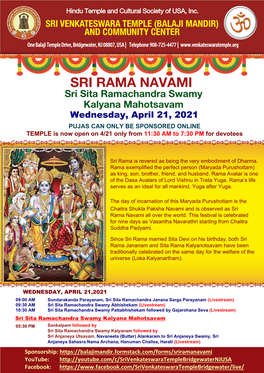 Sri Rama Navami