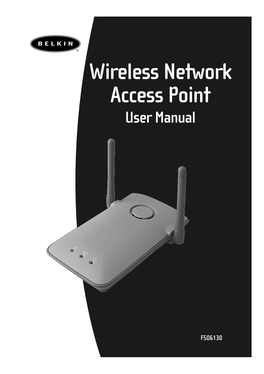 Wireless Network Access Point User Manual